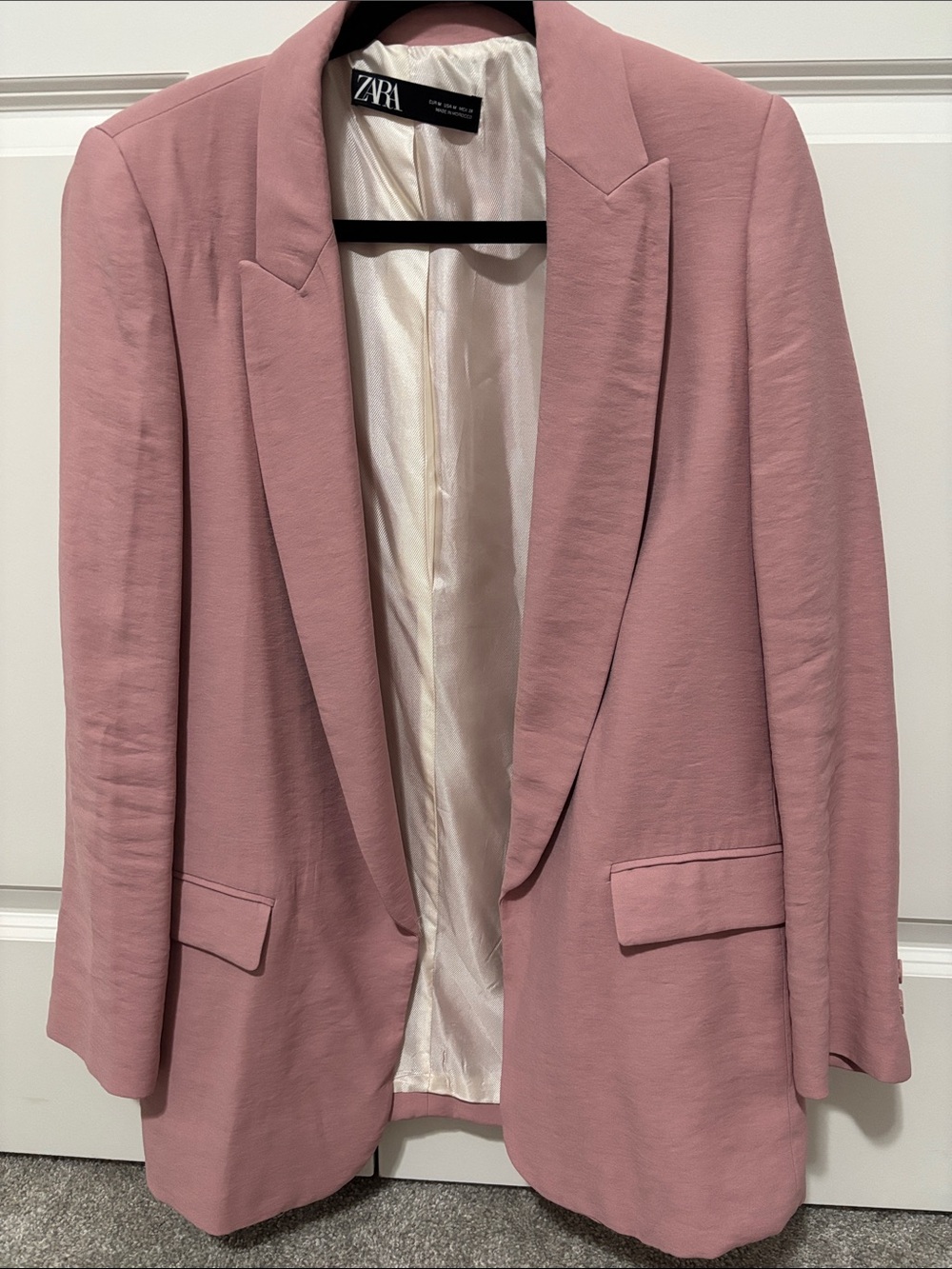 ZARA Dusty Rose Women Blazer Size M